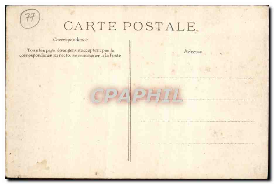 Bosque de FONTAINEBLEAU — Vista de las Gorges d'Apremont — Editor Siron, n° 90 — Reverso