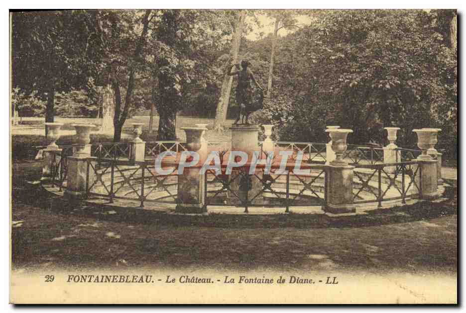 Fontainebleau - El Castillo - La Fuente de Diana - LL