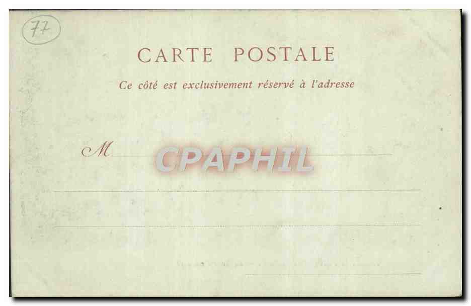 WALD von FONTAINEBLEAU — La Tour Denecourt — Collections ND. Phot. — Rückseite