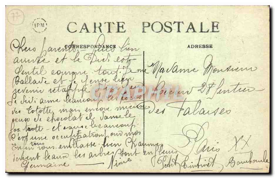 Chaumes — Monument élevé à la mémoire de Michel Foix, blenfaiteur de Chaumès — éditeur Lével & Cie — Reverso