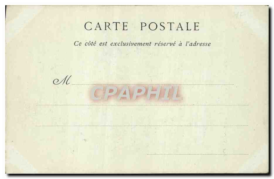 CPA Environs De Nemours Larchant Eglise Saint Malbieu Le Portail Ouest — Rückseite