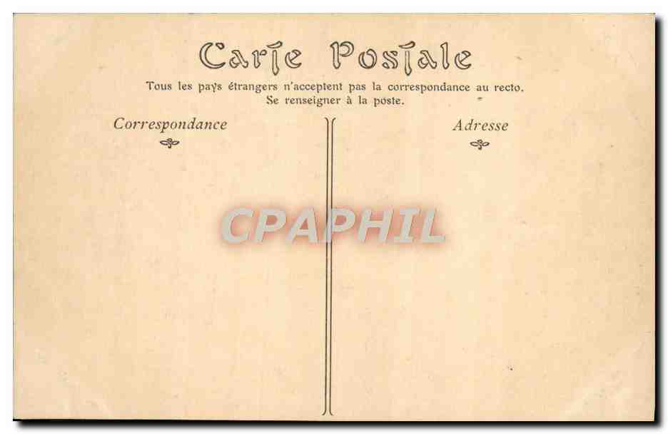 CPA Moret Portail De l'Eglise Notre dame — Verso