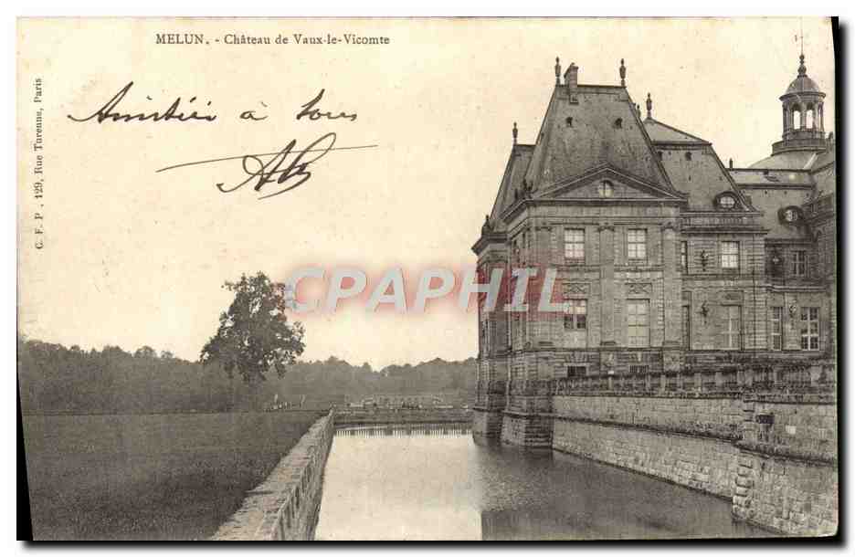 CPA Melun Chateau De Vaux Le Vicomte