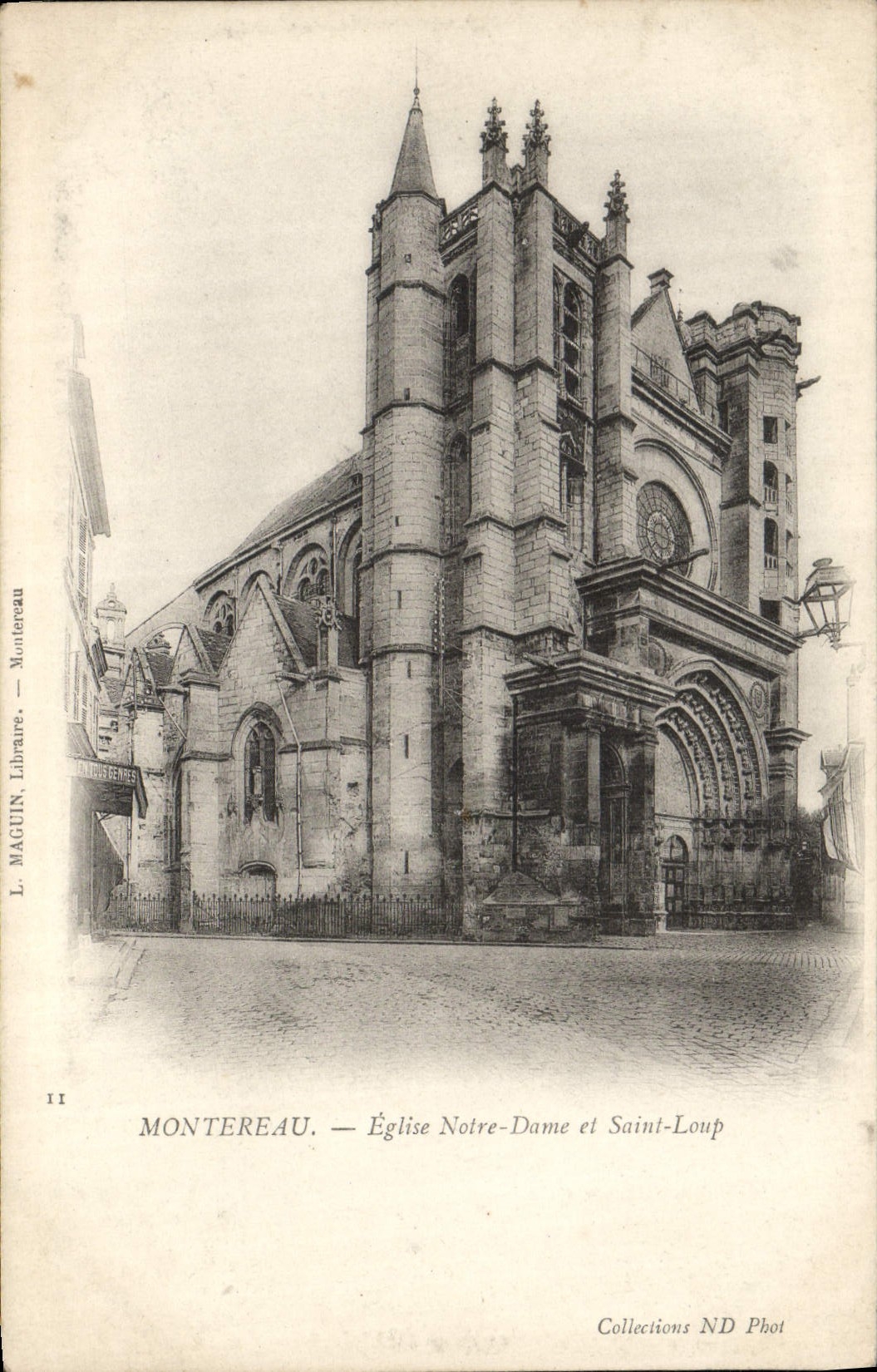 Montereau — Église Notre-Dame et Saint-Loup — L. Maguin, Libraire, Montereau