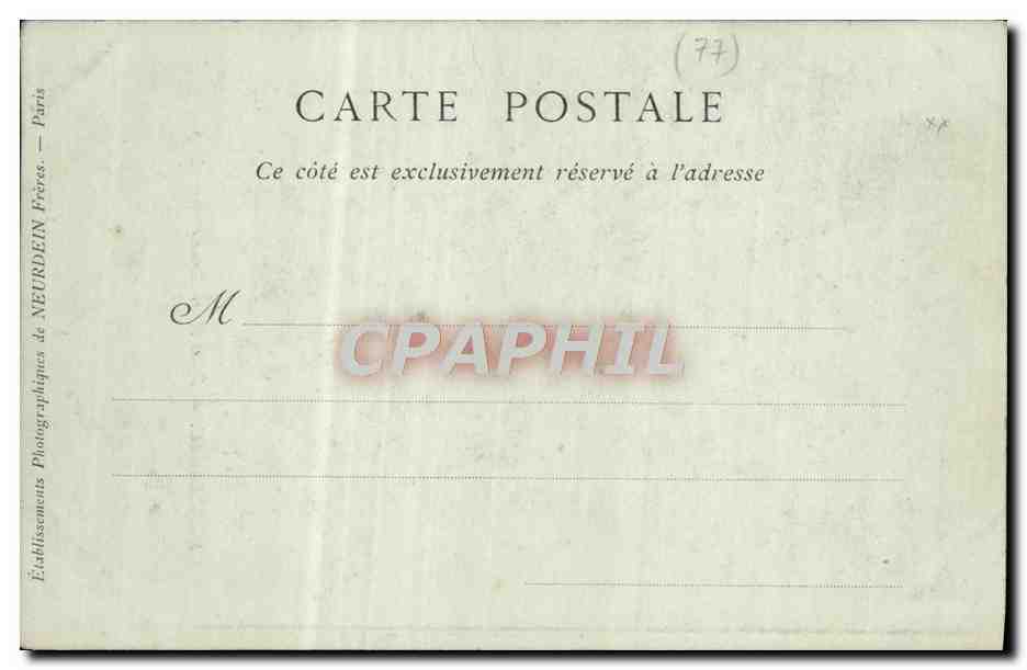 Montereau — Église Notre-Dame et Saint-Loup — L. Maguin, Libraire, Montereau — Rückseite