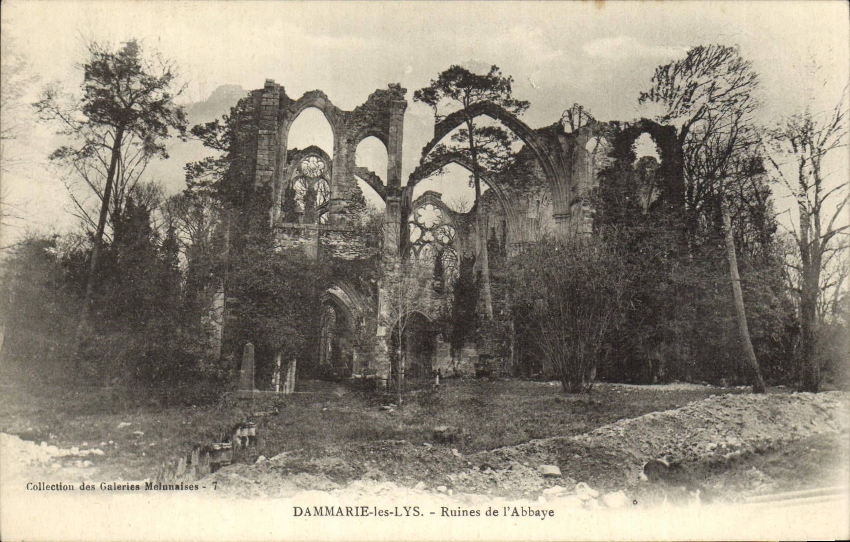 CPA Dammarie Les Lys Ruines De l'Abbaye