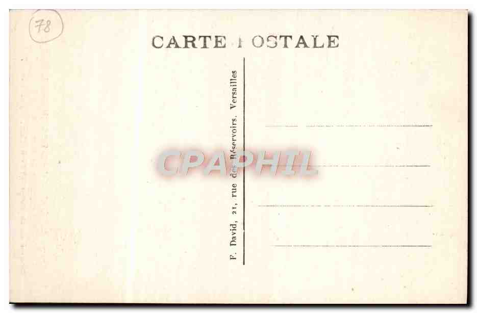 CPA Abbaye De Port Royal Des Champs A La Memoire De Jean Racine — Verso