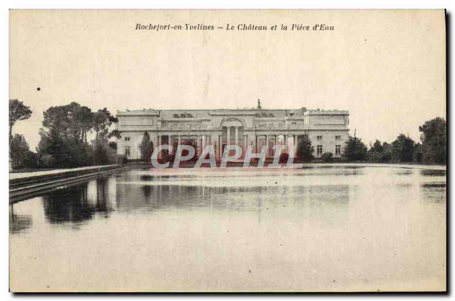 Rochefort-en-Yvelines — Le Château et la Pièce d'Eau — Librairie Nouvelle, Rambouillet