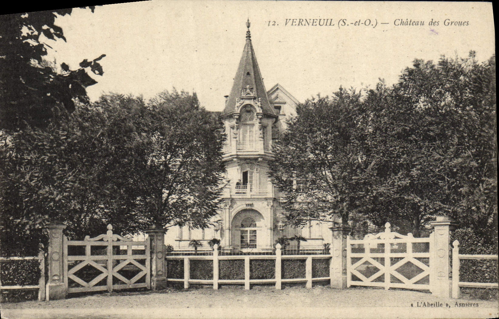 Verneuil (S.-et-O.) — Château des Groues — L'Abeille, Asnières