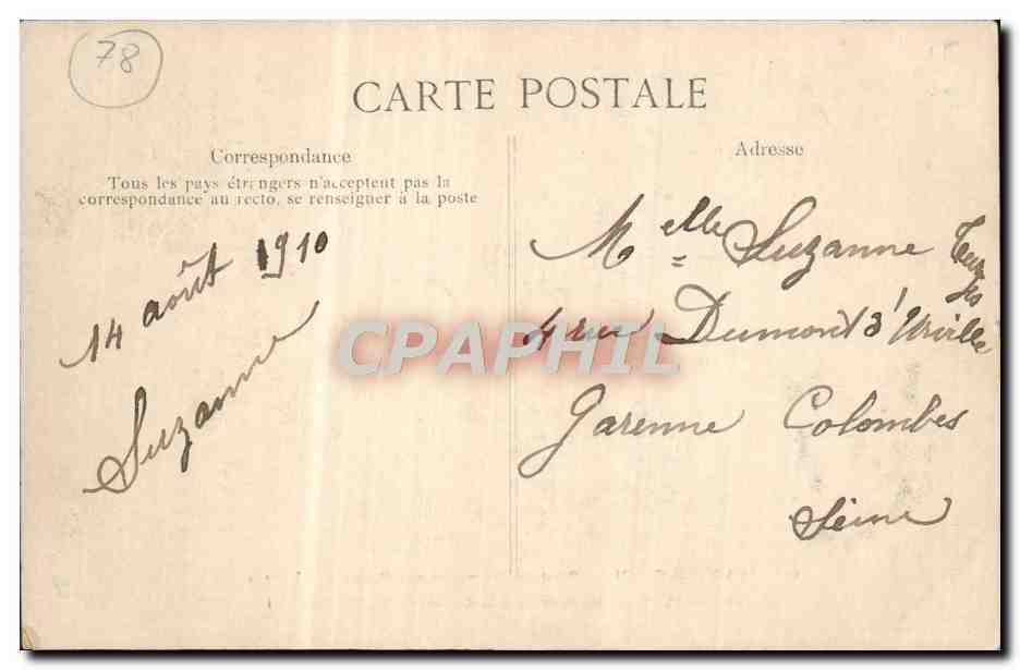 CPA Marly Le Roi Peitures Executees par Pithon et Marteus — Rückseite