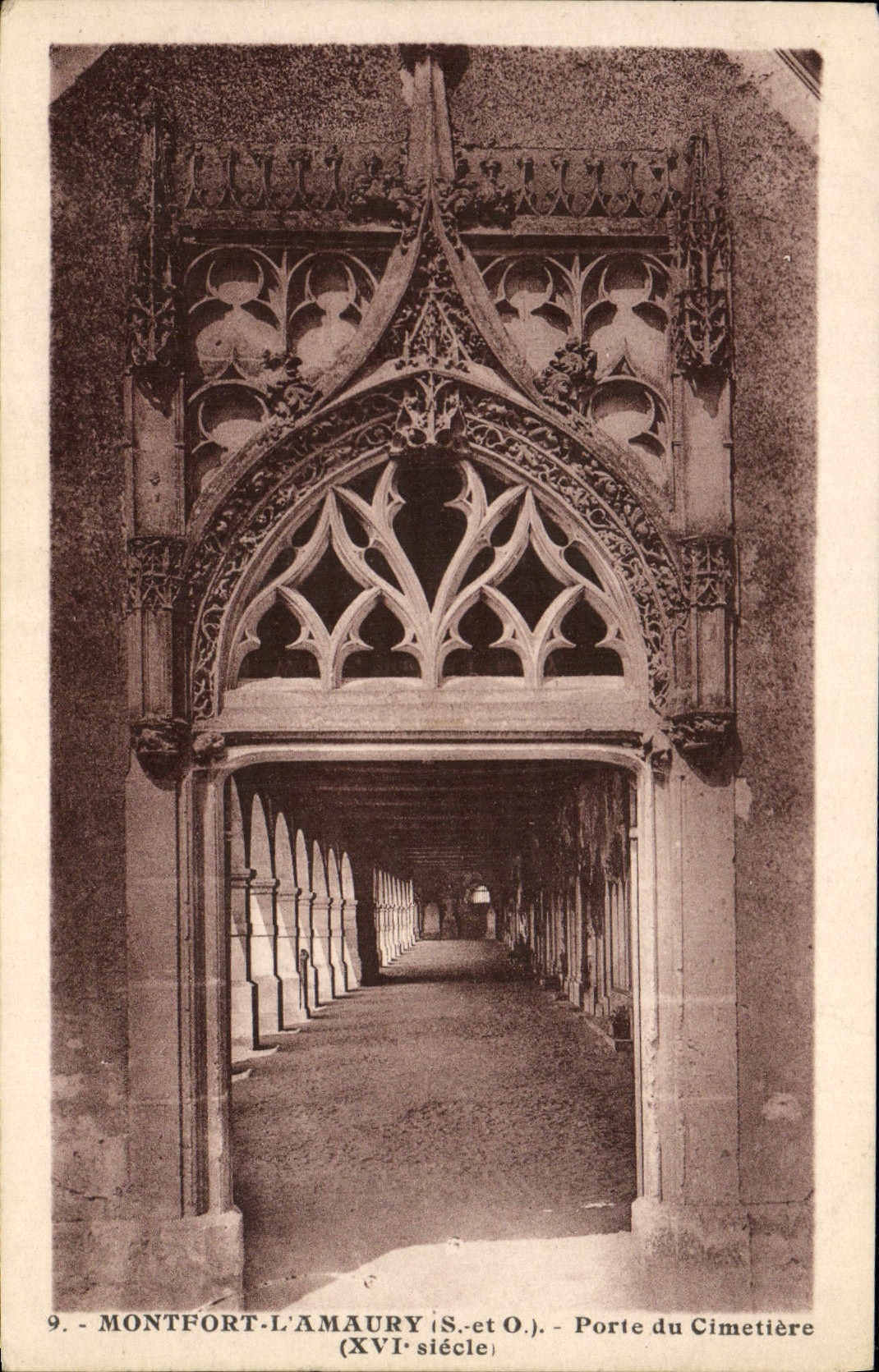 Montfort-l'Amaury (S.-et-O.) - Tor zur Kirche (16. Jahrhundert)