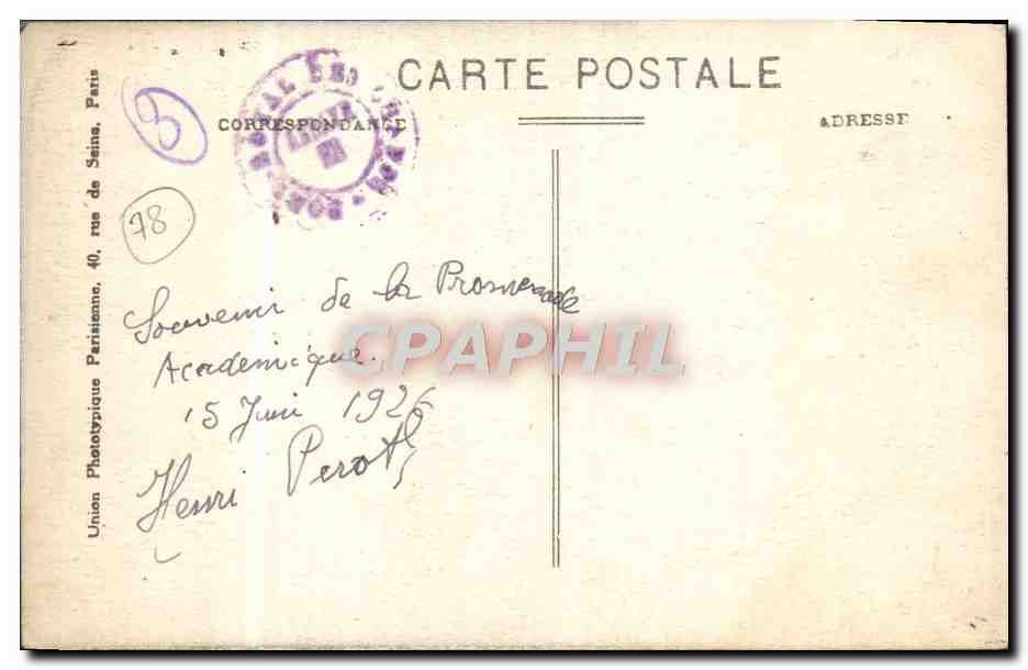 CPA Abbaye De Port Royal Fouille Des Anciennes Cuisines — Verso