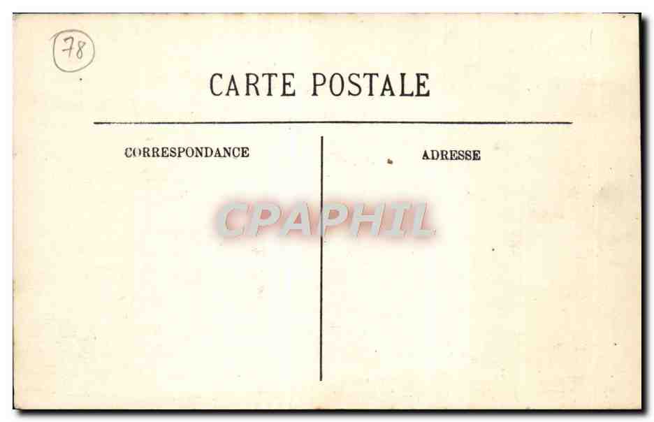 CPA Jardins De Versailles Le Bassin D'Apollon et le tapis vert — Verso