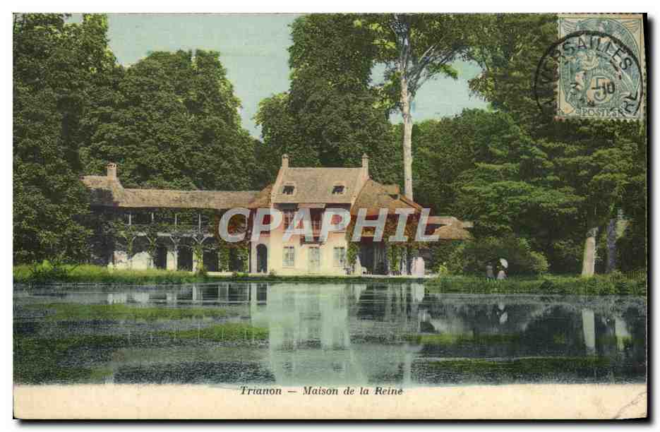 CPA Trianon Maison De La Reine Versailles