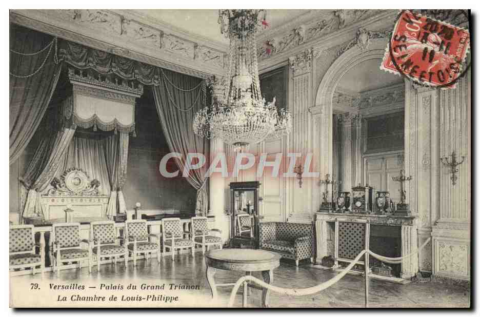 CPA Versailles Palais Du Grand Trianon la chambre de Louis Philippe