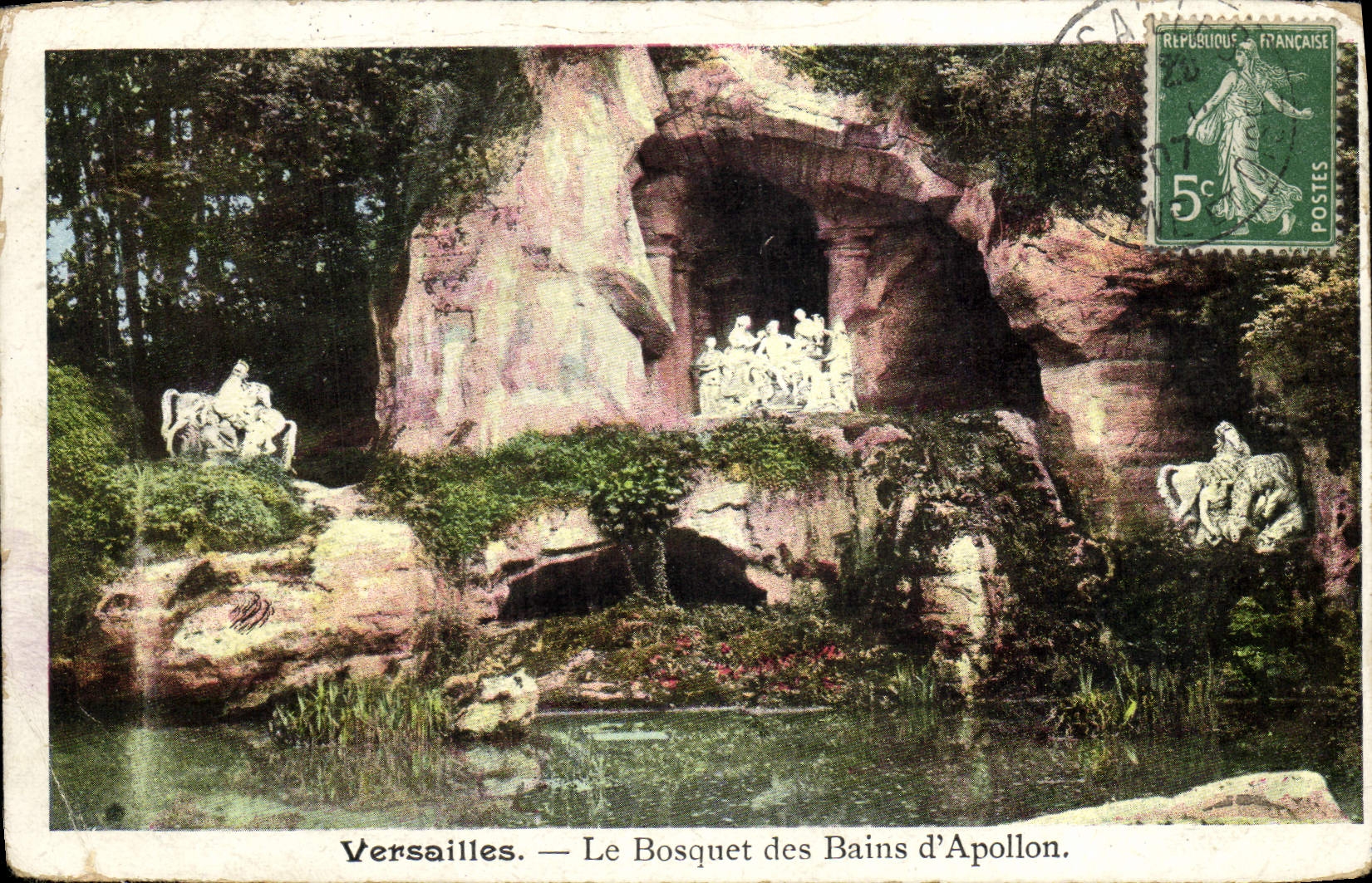 CPA Versailles Le Bosquest Des Bains d'Apollon
