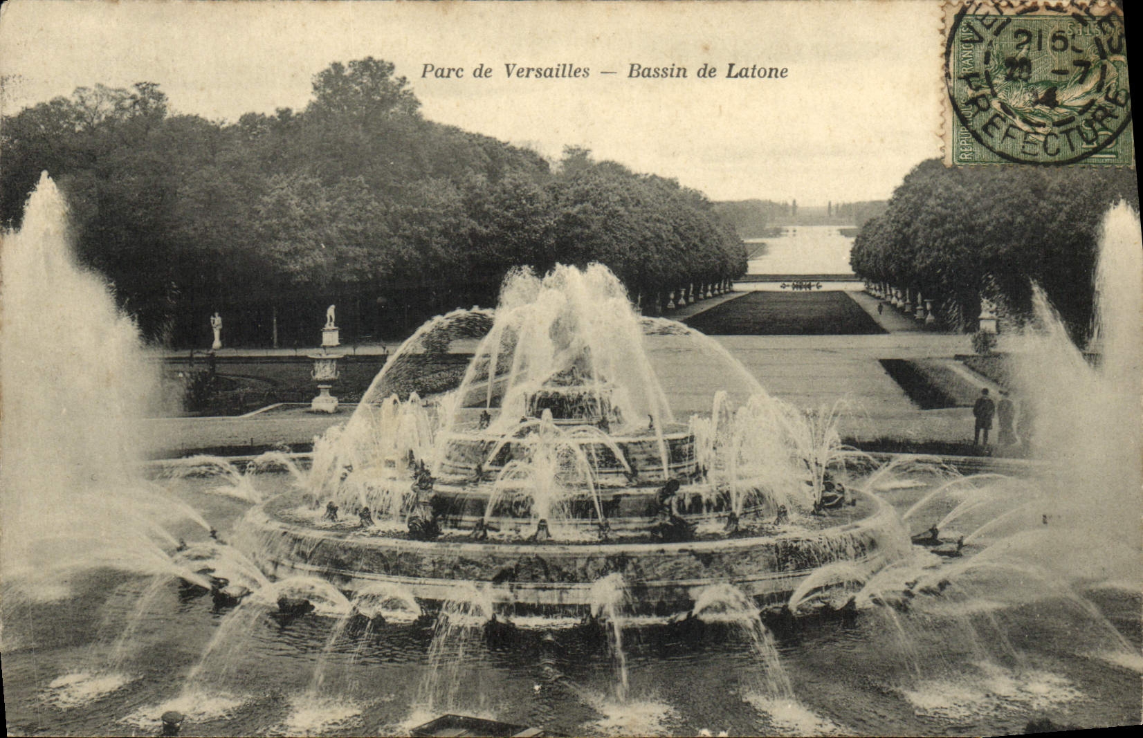 CPA Parc De Versailles Bassin De Latone
