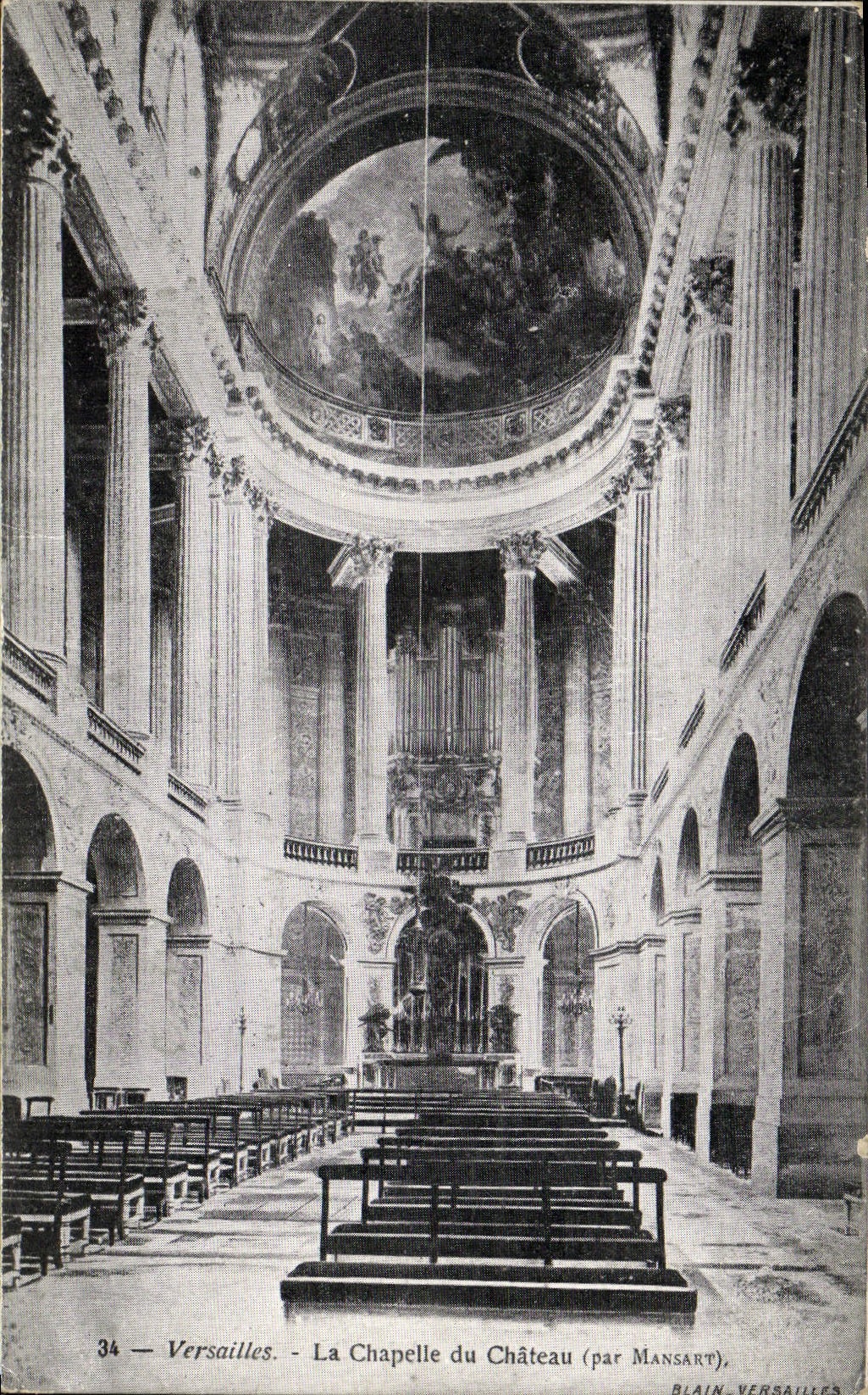 CPA Versailles La Chapelle Du Chateau