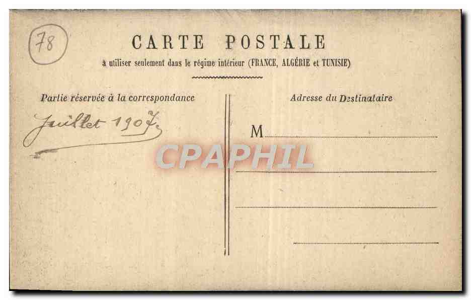 CPA Versailles La Chapelle Du Chateau — Rückseite