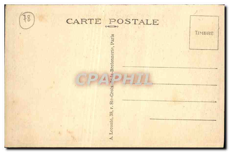 CPA Versailles Hameau De Marie Antoinette Le Moulin — Verso
