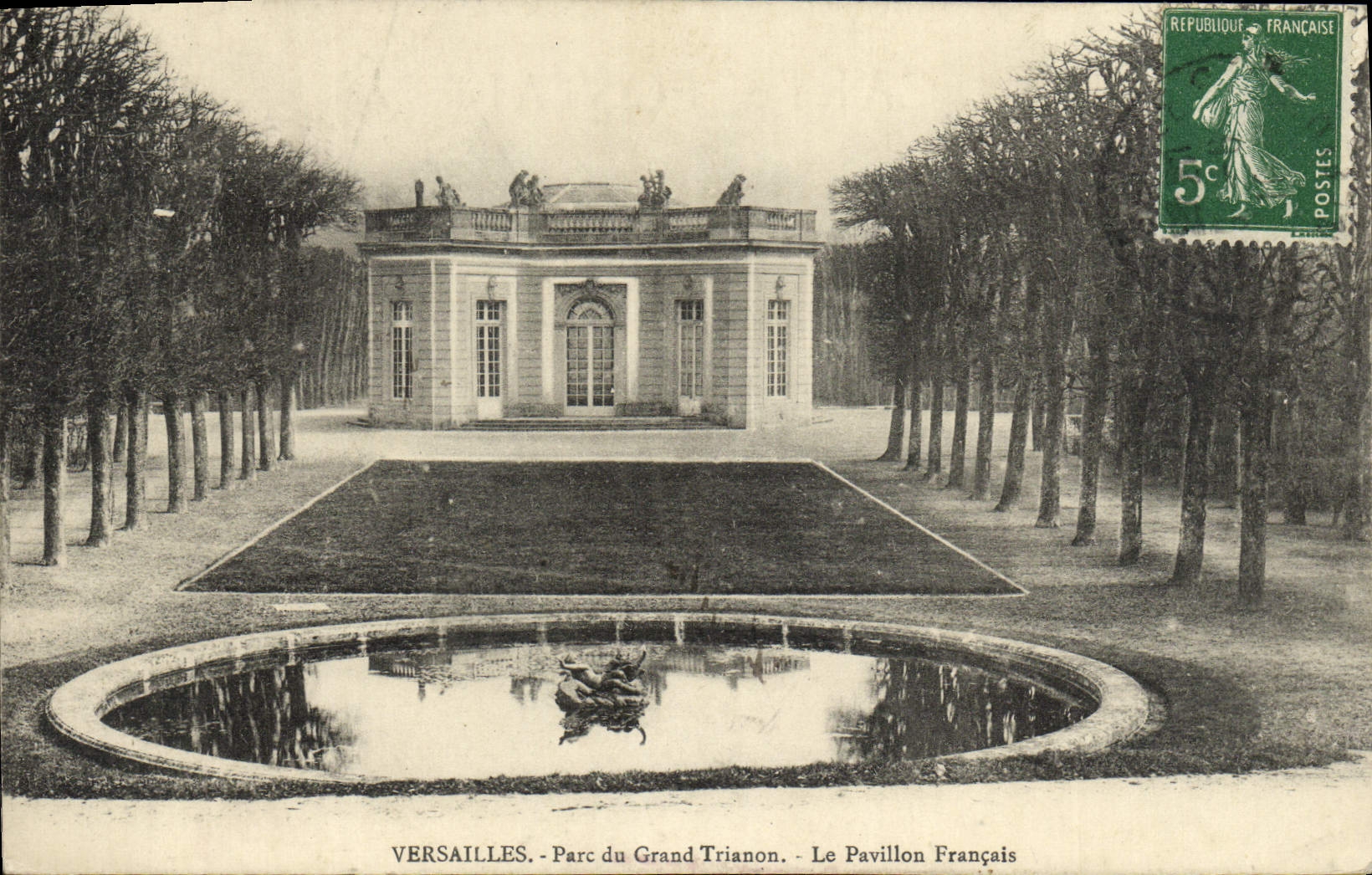 CPA Versailles Parc Du Grand Trianon Le Pavillon Francais