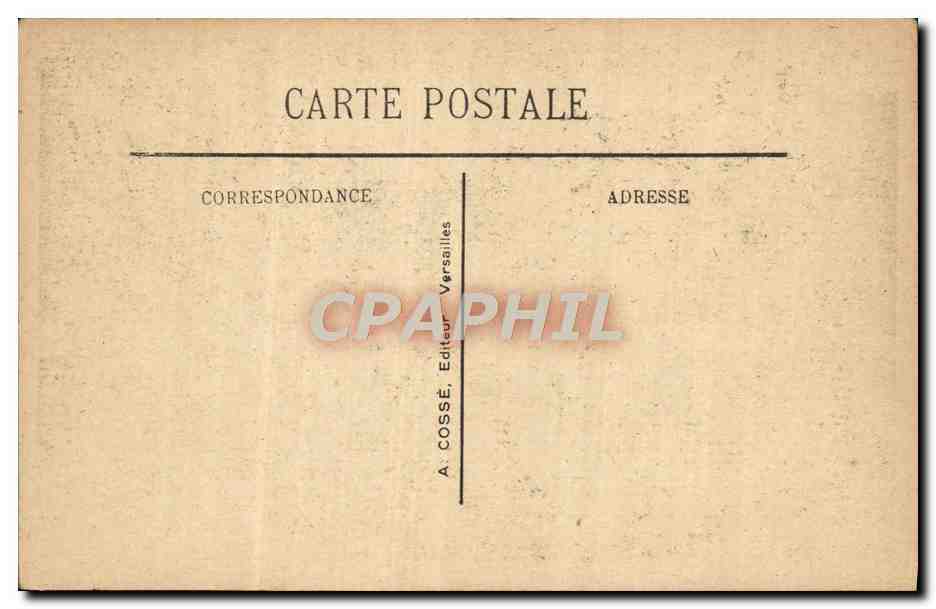 CPA Versailles Bassin De Latone et le tapis vert — Verso