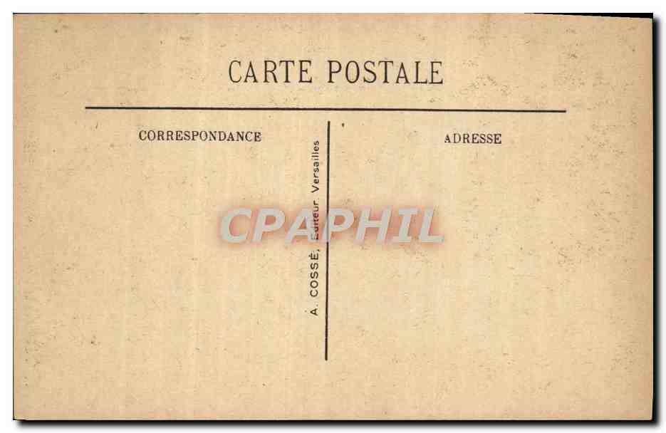 CPA Versailles Le Parc La Grotte des Bains d'Apollon — Rückseite