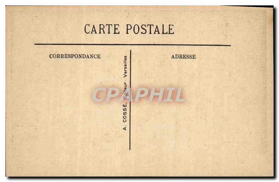 CPA Versailles Hameau De Marie Antoinette Le Temple de l'Amour — Verso