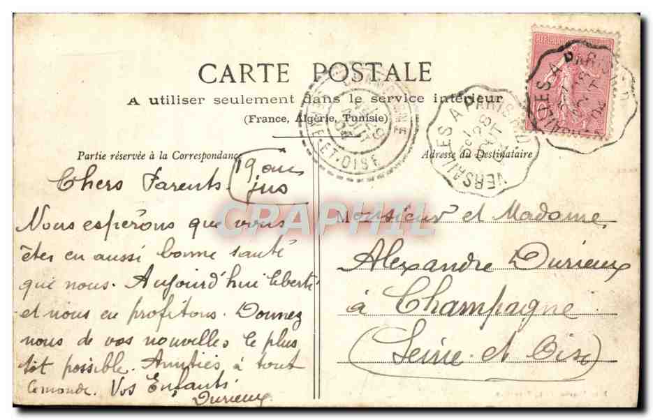 Parc de Versailles - Bassin de Latone — Anne Moreau, éditrice, Versailles — Verso