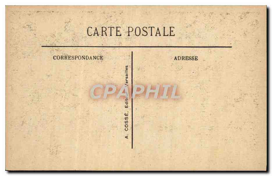CPA Versailles Galerie Des Batailles — Verso