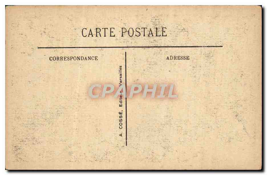 CPA Versailles Le Grand Trianon Et les Jardins — Verso