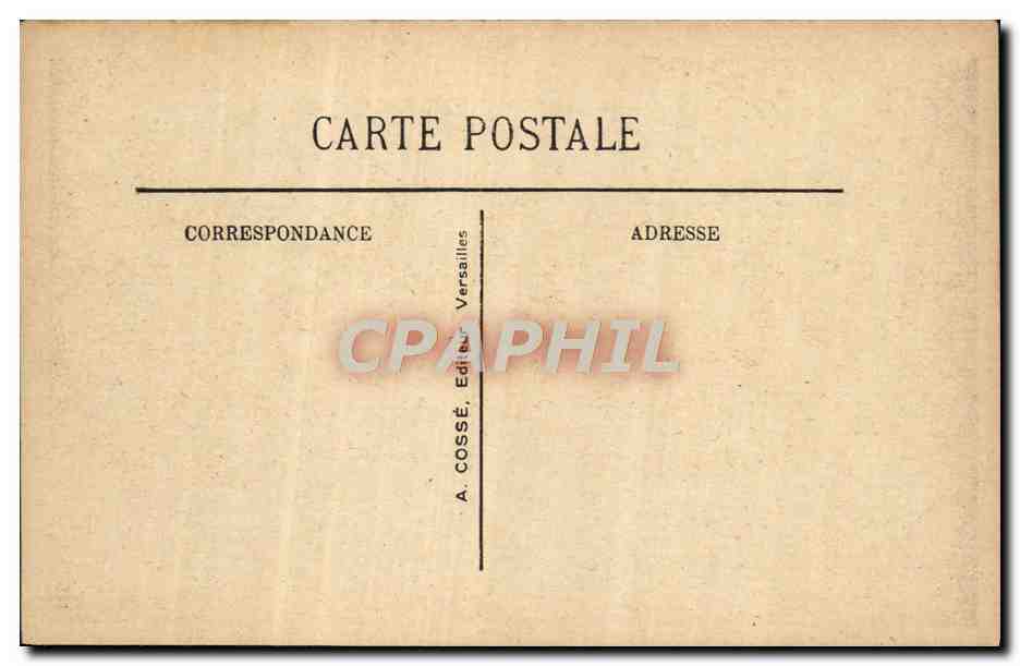 CPA Versailles Hameau De Marie Antoinette — Verso