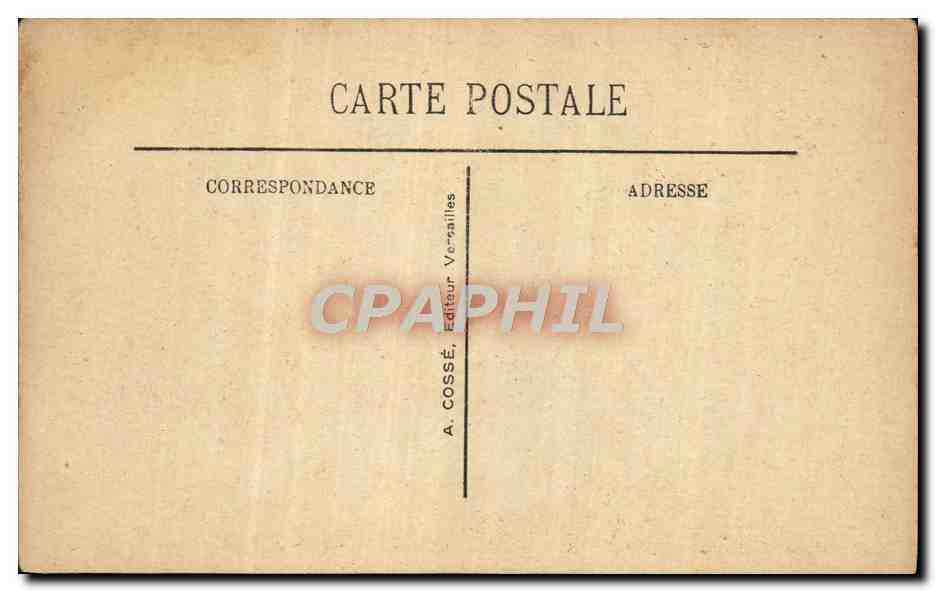 Voiture du Sacre de Charles X — Musée de Versailles — Éditeur A. Cossé — Verso