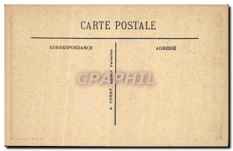 CPA Versailles Galerie Des Glaces Salle De La Signature de la paix en 1919 Militaria — Rückseite