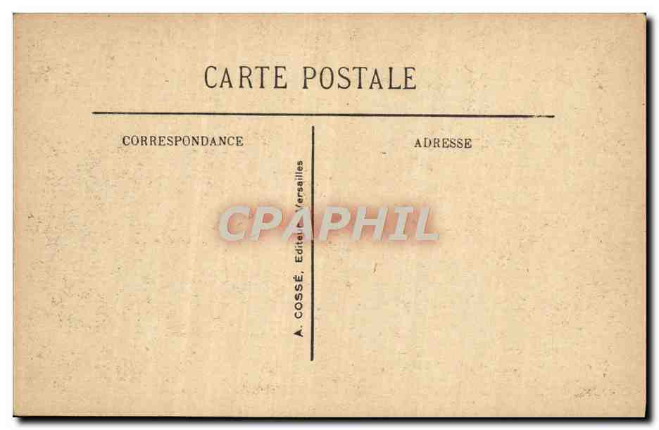 CPA Versailles Le Parc l'Orangerie — Rückseite