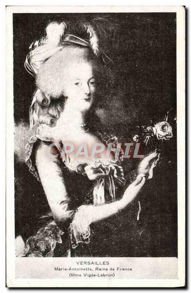 CPA Versailles Marie Antoinette Reine De France Vigee Lebrun