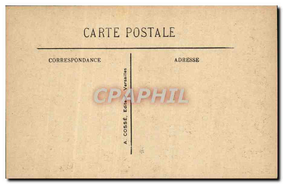 CPA Versailles chambre A Coucher De Louis XIV — Verso