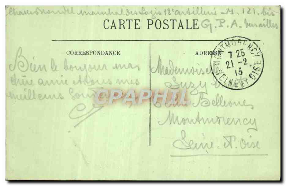 CPA Versailles La Colonnade De Proserpine — Verso