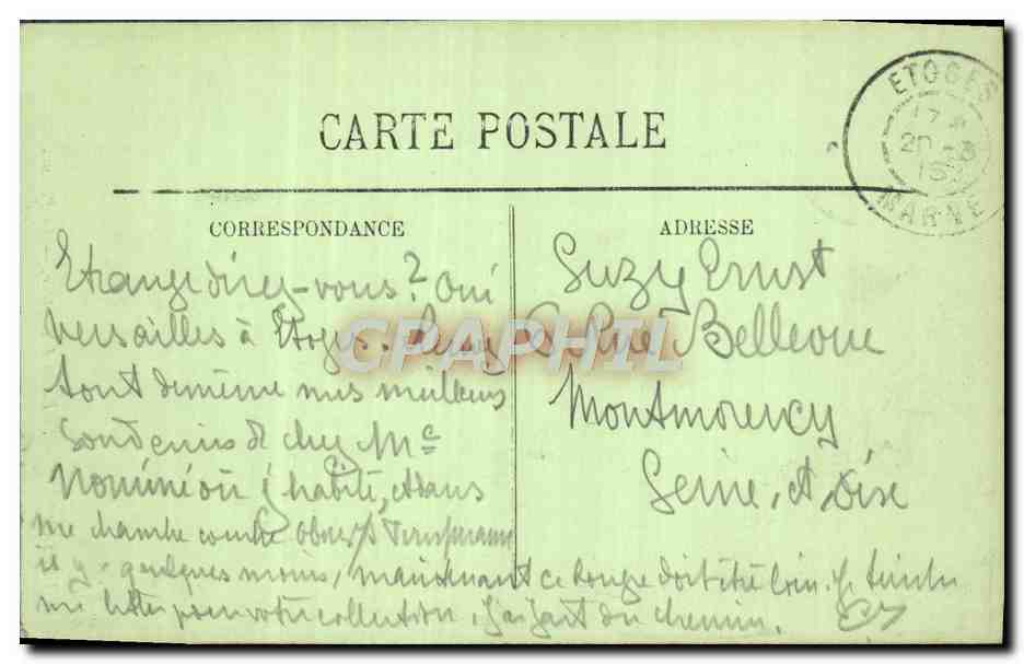 Versailles — Le Bassin de Neptune — La Renommée — LL. n° 4926 — Verso