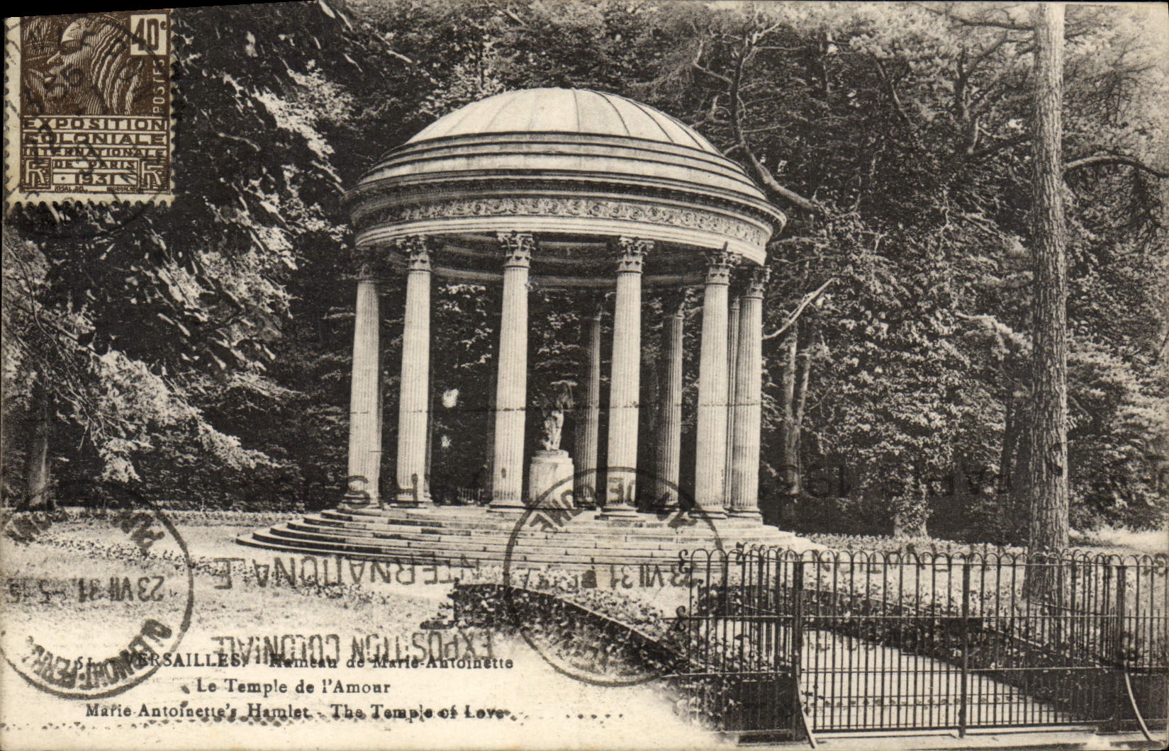 CPA Versailles Hameau De Marie Antoinette Le Temple de l'Amour