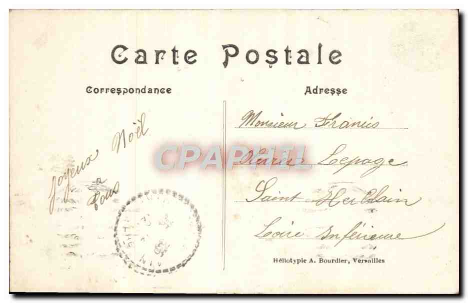 CPA Versailles Palais Du Grand Trianon Le Peristyle — Verso