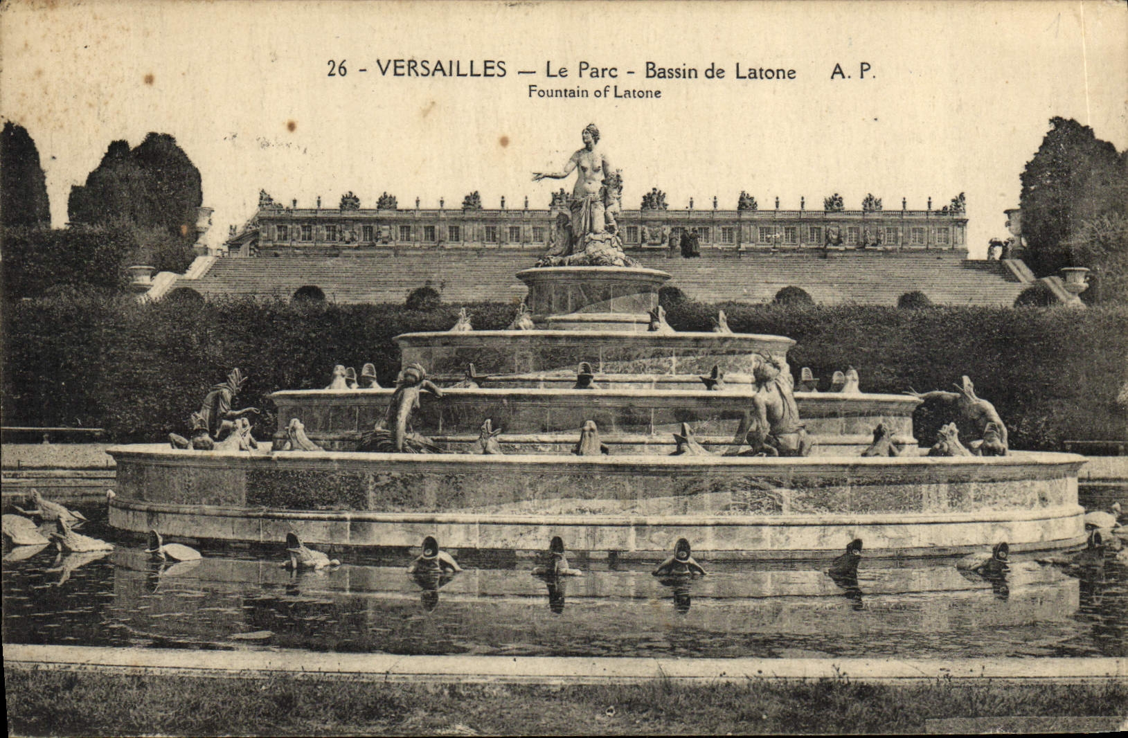 CPA Versailles Le Parc Bassin De Latone