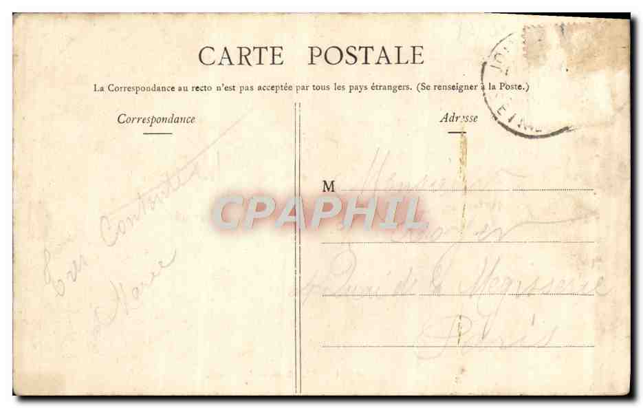 CPA Versailles Panorama — Verso