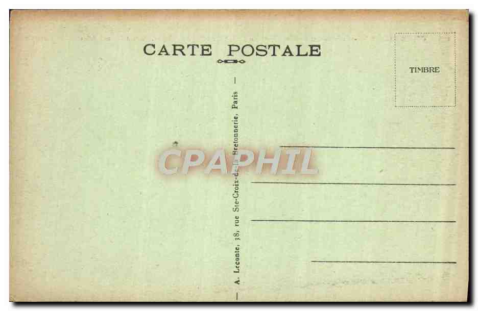 Versailles - Palais du Grand Trianon - Le Péristyle — A. L. édition, n° 138 — Verso