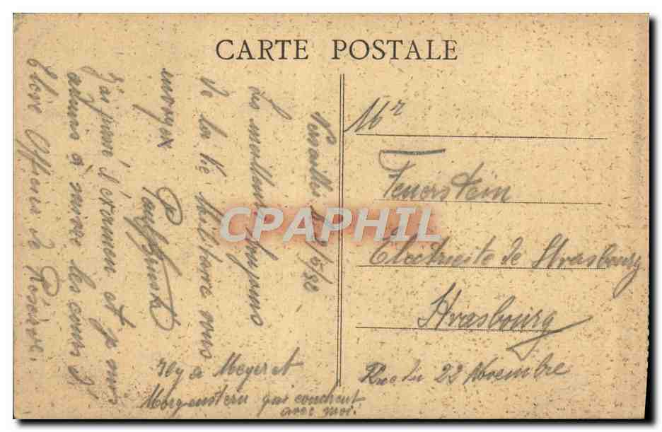 CPA Parc De Versailles Le Bassin D'Apollon Et le tapis vert — Verso