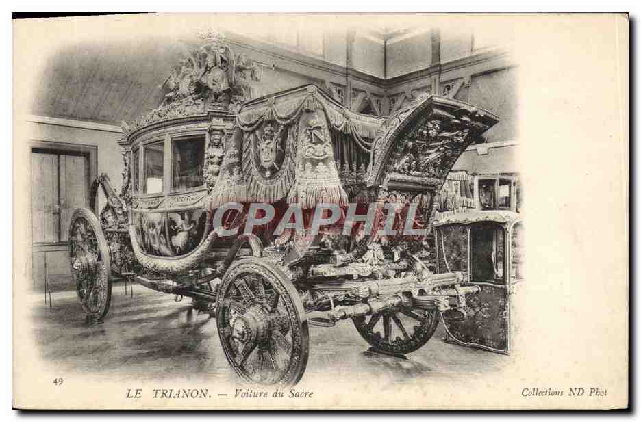 CPA Le Trianon Voiture Du Sacre