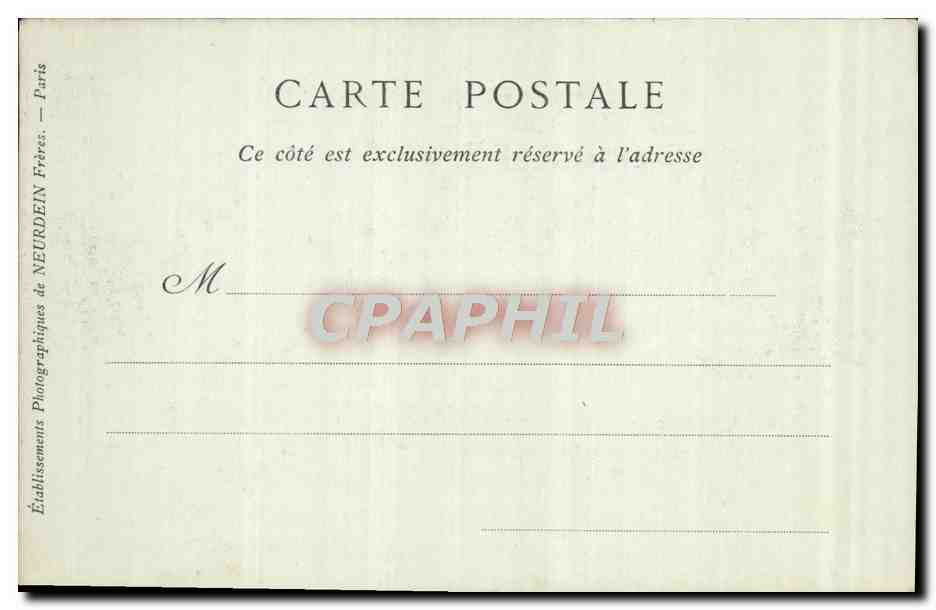 CPA Palais Du Grand Trianon Cote du parc Versailles — Verso