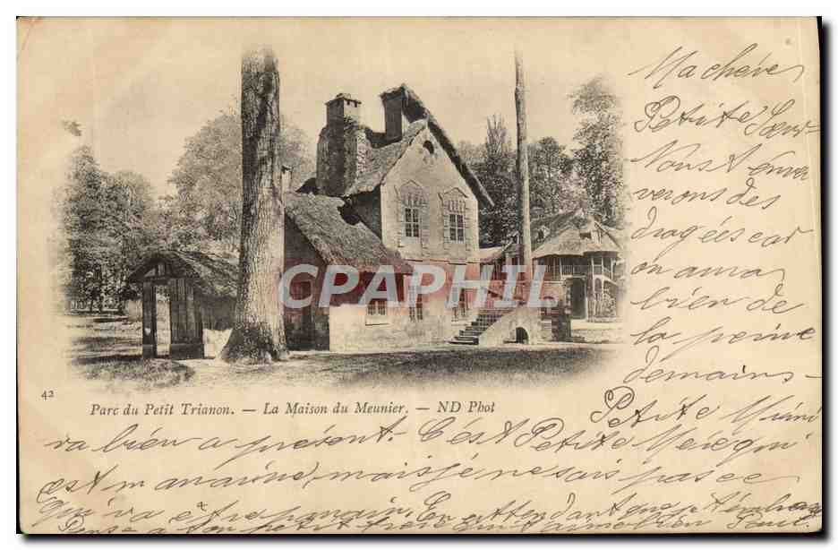 CPA Parc Du Petit Trianon La Maison du Meunier