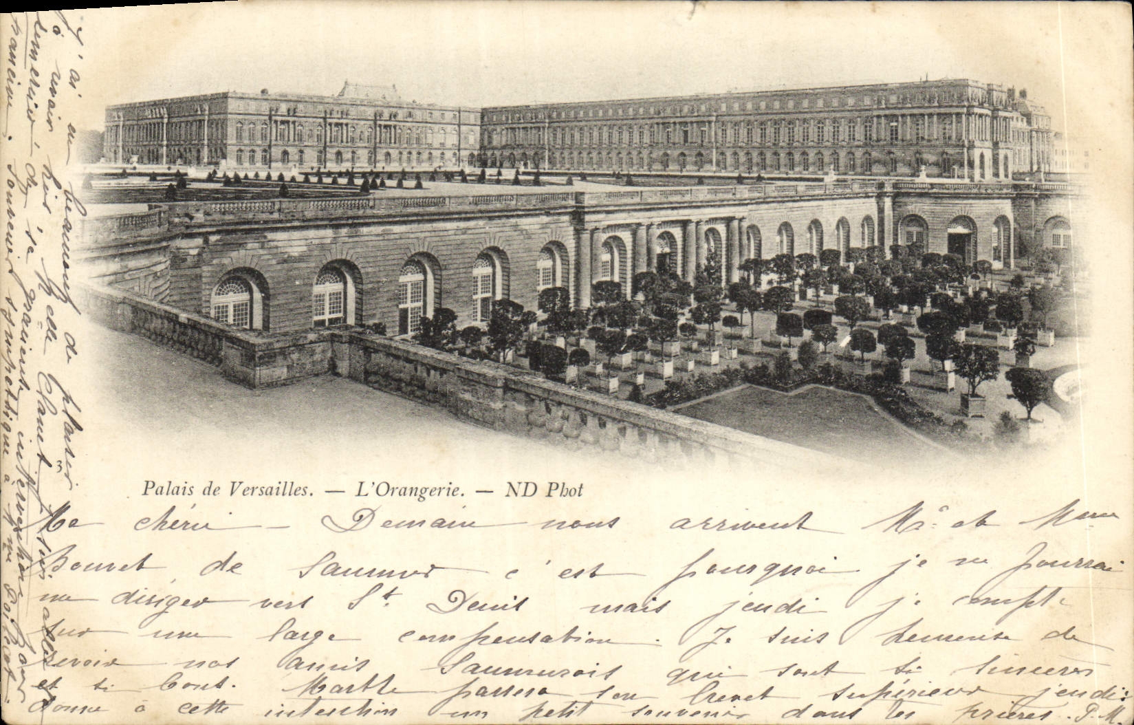 CPA Palais De Versailles L'Orangerie