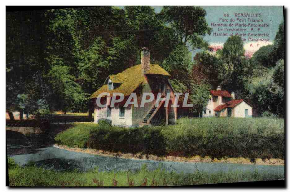 CPA Versailles Parc Du Petit Trianon hameau de Marie Antoinette Le presbytere 